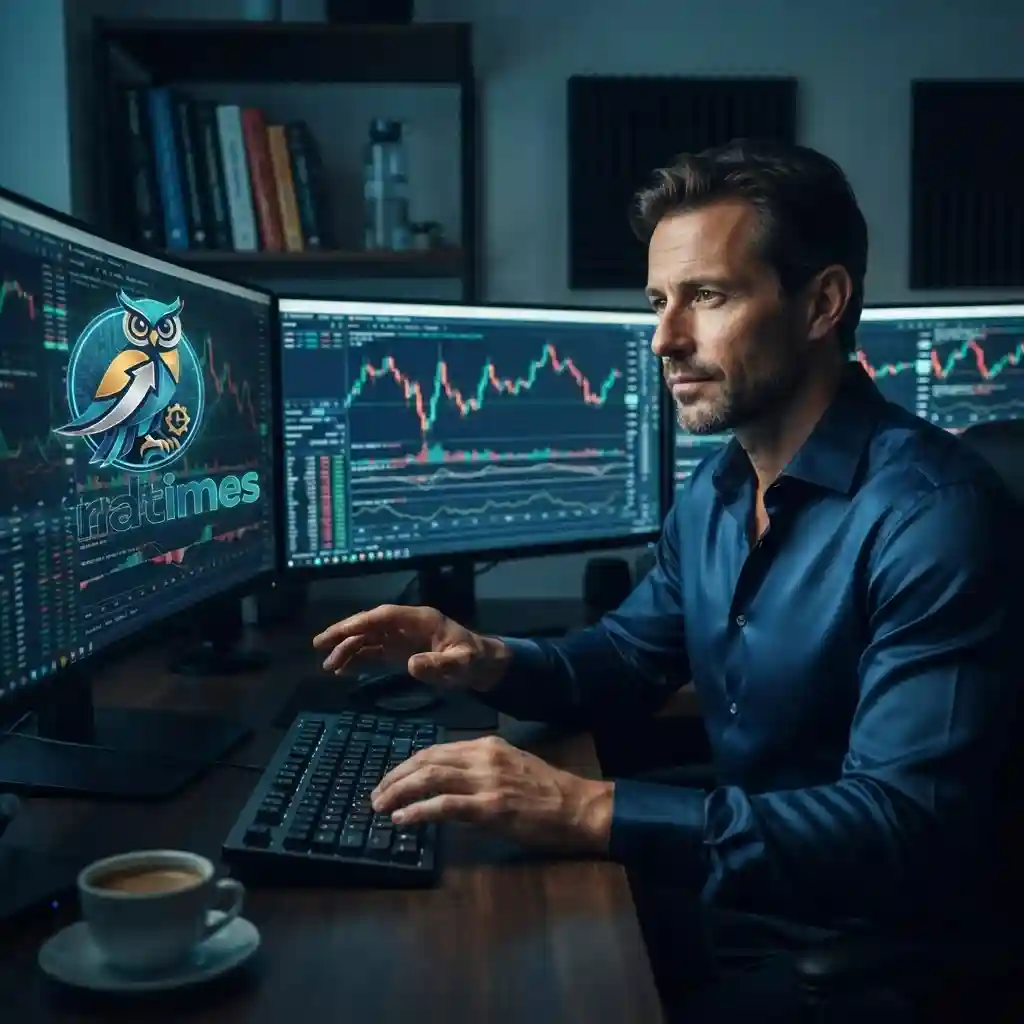 معامله‌گر فارکس در حال بررسی چارت قبل از ورود به معامله – ورود زودهنگام به معامله